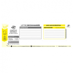 copy of BOITE 100 IMP RECOMMANDES AVEC AR/PD